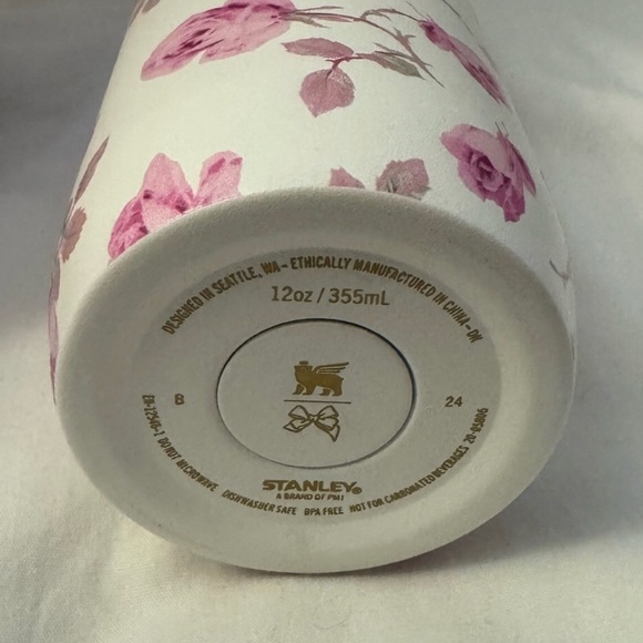 Love Shack Fancy x Stanley Ribbon Rosa 12 OZ - Picture 5 of 11